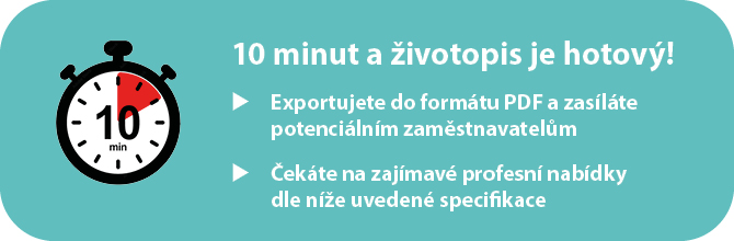 10 minut a životopis je hotový