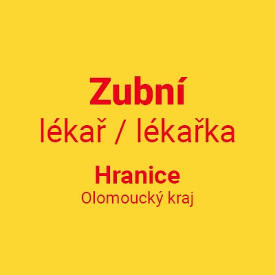 Zubní lékař / zubní lékařka – Hranice