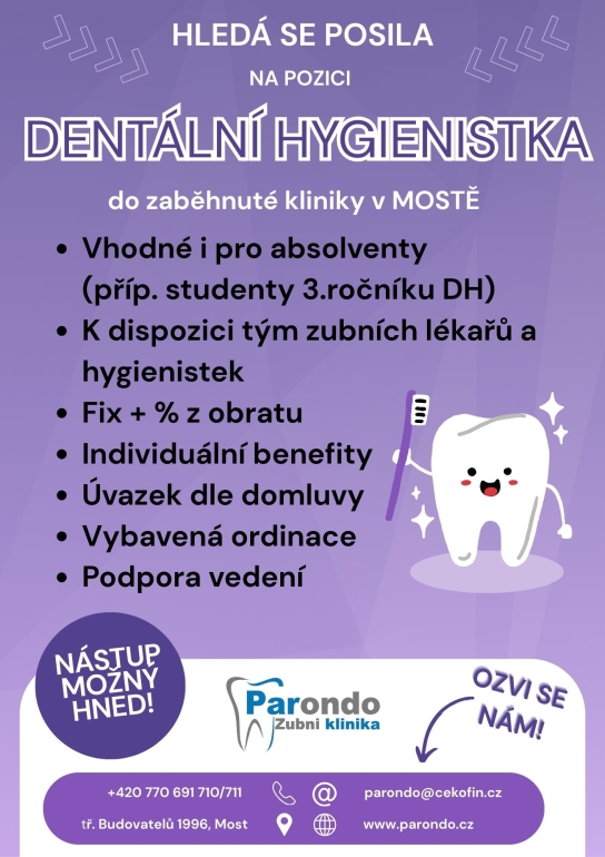 Dentální hygienista/ka Most