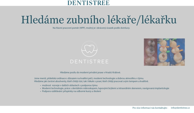 Zubní lékař - hledáme 