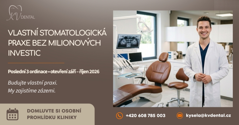 VLASTNÍ STOMATOLOGICKÁ PRAXE BEZ MILIONOVÝCH INVESTIC VLASTNÍ STOMATOLOGICKÁ PRAXE BEZ MILIONOVÝCH INVESTIC
