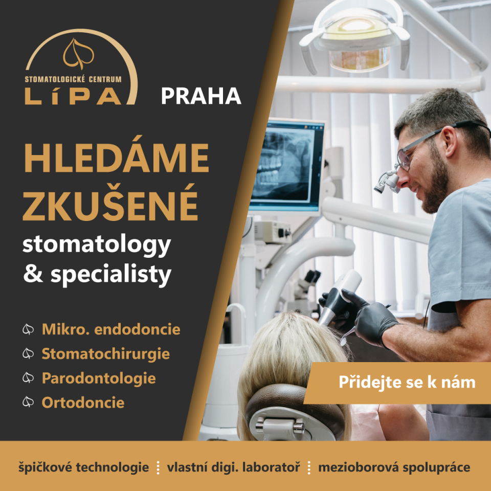 Zubní lékař/ka – specialista/ka v&nbsp;Praze 13 – zázemí pro váš obor
