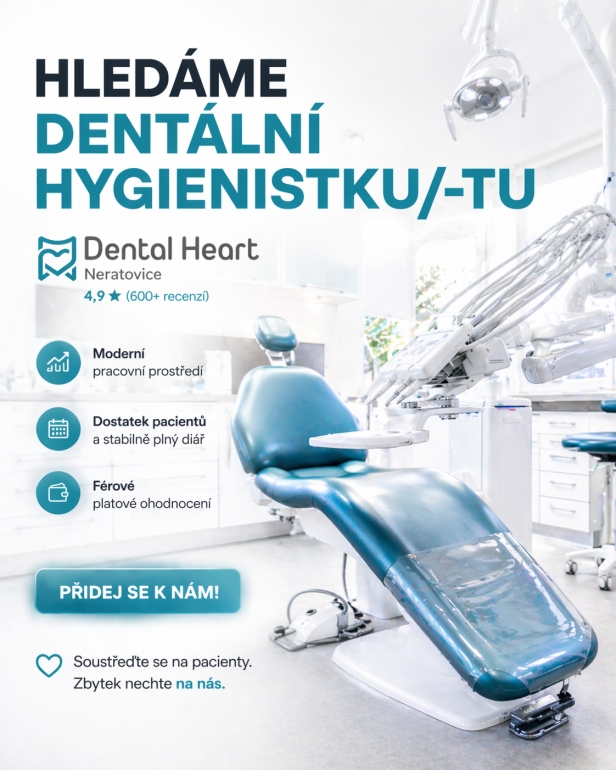 Dentální hygienistka/ta do Dental Heart v&nbsp;Neratovicí