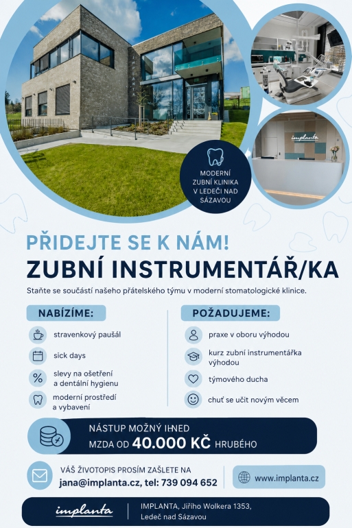 Zubní instrumentář/ka