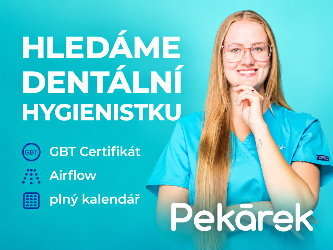 Dentální hygienistka/hygienista pro děti i&nbsp;dospělé pacienty Pekárek Strašnice