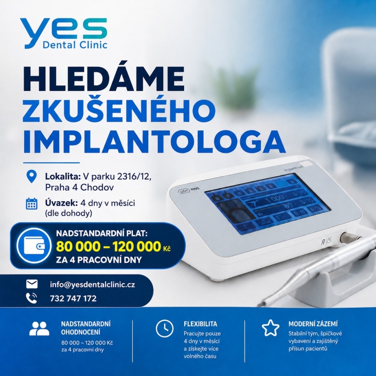 Hledáme zkušeného Implantologa Hledáme zkušeného Implantologa