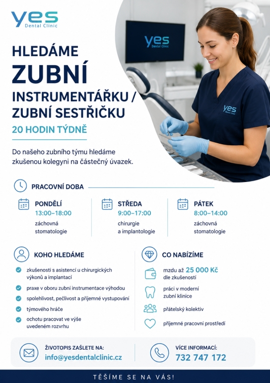 Zubní sestřička Praha Chodov