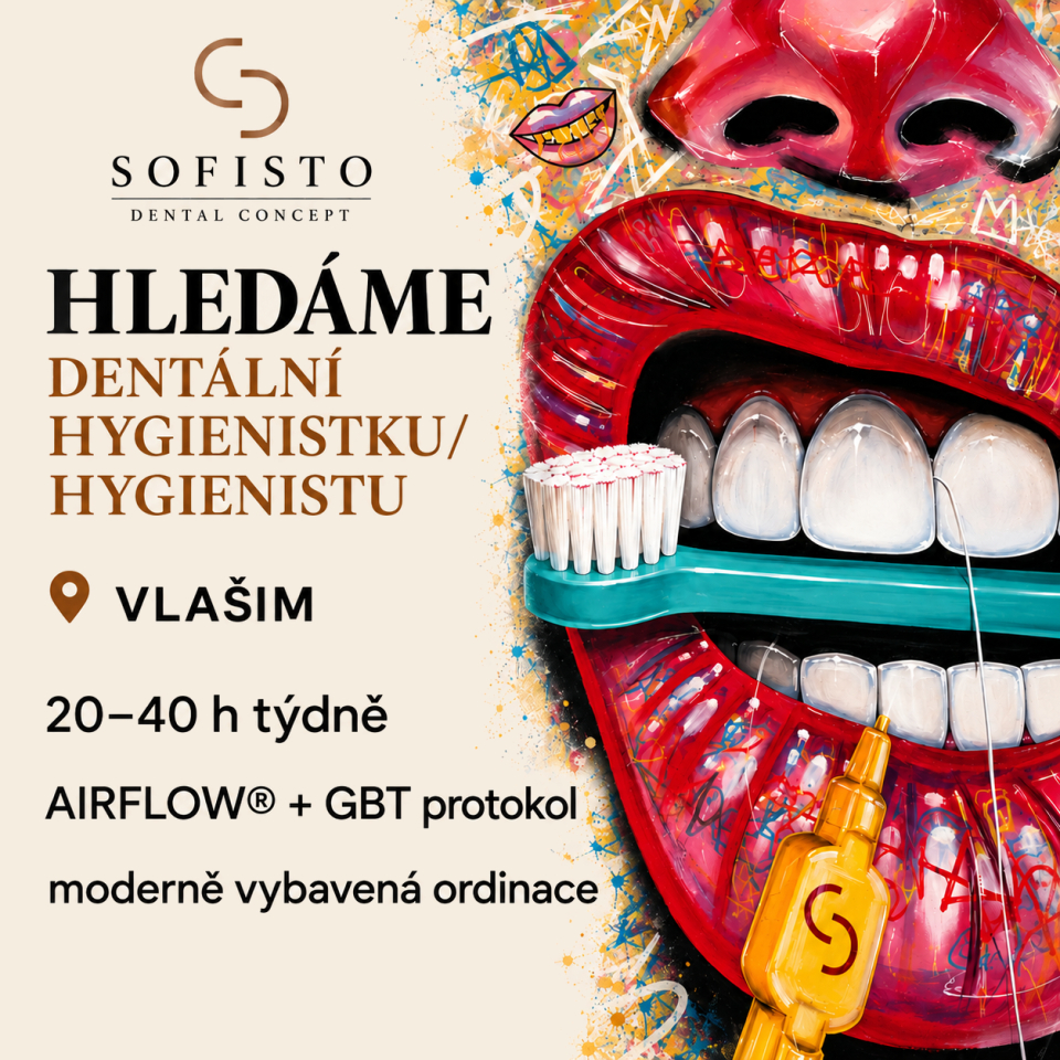 Hledáme dentální hygienitku - Vlašim 