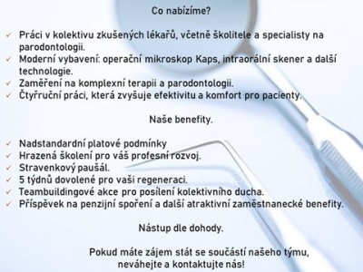 Hledá se zubní llékař/ka