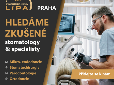 Zubní lékař/ka – specialista/ka v Praze 13 – zázemí pro váš obor