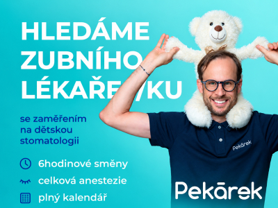 Zubní lékař/ka se zaměřením na dětskou stomatologii Pekárek Strašnice