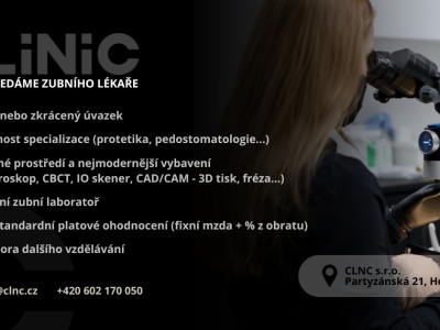 HLEDÁME ZUBNÍHO LÉKAŘE