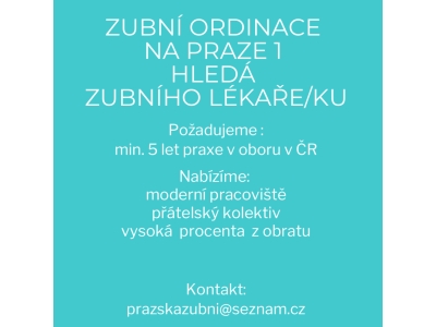 Zubní lékař Praha 1