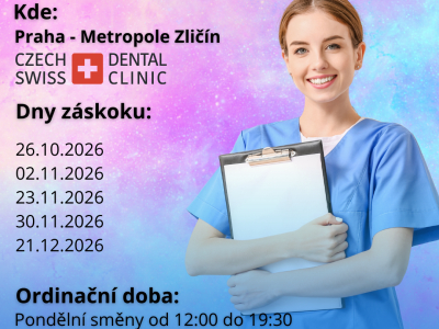 ZUBNÍ INSTRUMENTÁŘKA / SESTRA – STABILNÍ ZÁSKOK - PRAHA 5